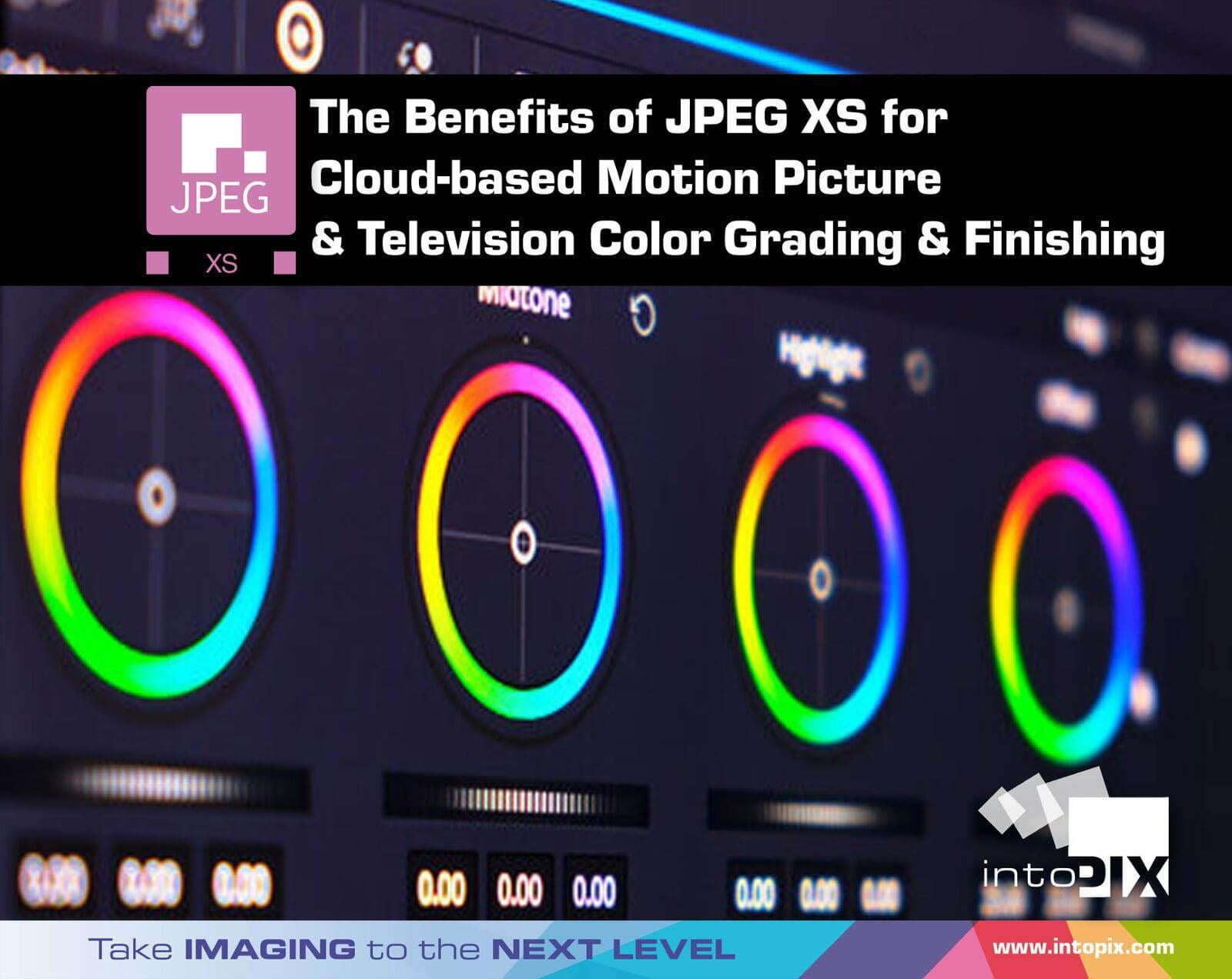 클라우드 기반 영화 및 TV 컬러 그레이딩 및 마무리를 위한 JPEG XS의 이점 활용